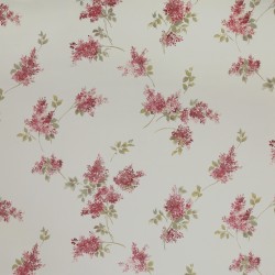 Papel de parede, floral, bege e rosa